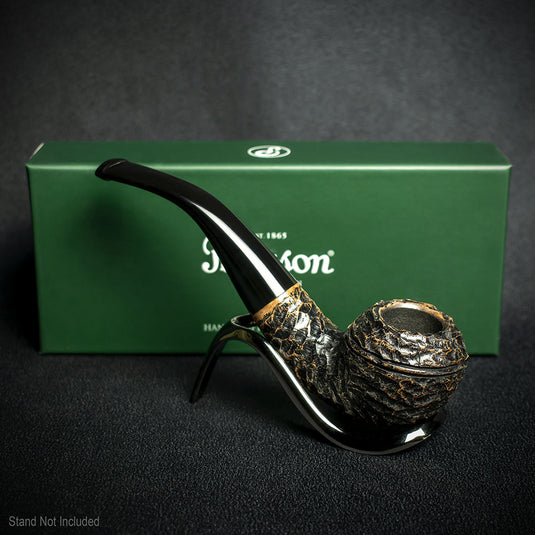 Peterson of Dublin Aran Rusticated Briar Smoking Pipe - Shape No.999