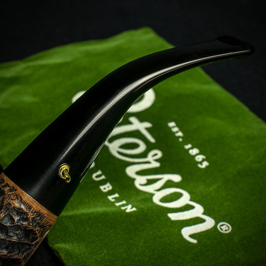 Peterson of Dublin Aran Rusticated Briar Smoking Pipe - Shape No.999