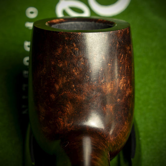 Peterson of Dublin Aran Smooth Nickel Mounted Pipe - Shape 15 