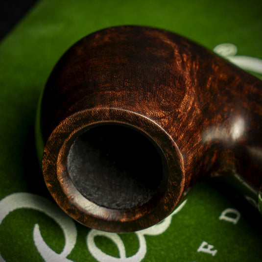 Peterson of Dublin Aran Smooth Nickel Mounted Pipe - Shape 230