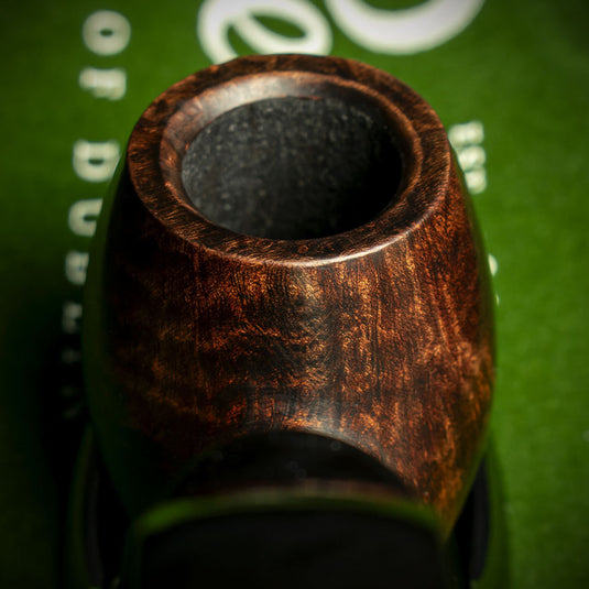 Peterson of Dublin Aran Smooth Nickel Mounted Pipe - Shape 230