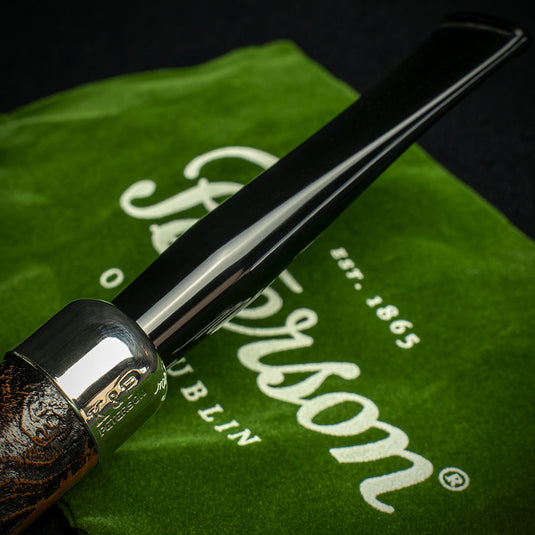Peterson of Dublin Arklow Sandblasted Briar Smoking Pipe - Shape 107 9mm