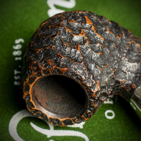 Derry Rusticated Briar Pipe By Peterson of Dublin - Shape 221 (9mm)