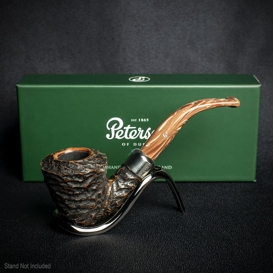 Derry Rusticated Briar Pipe By Peterson of Dublin - Shape B10 (9mm)