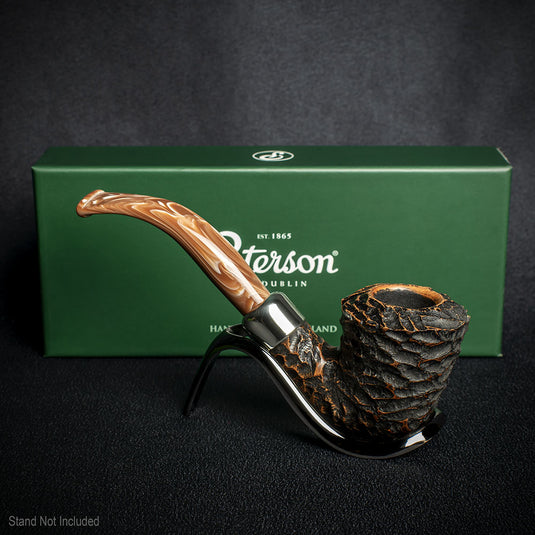 Derry Rusticated Briar Pipe By Peterson of Dublin - Shape B10 (9mm)
