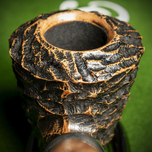 Derry Rusticated Briar Pipe By Peterson of Dublin - Shape B10 (9mm)
