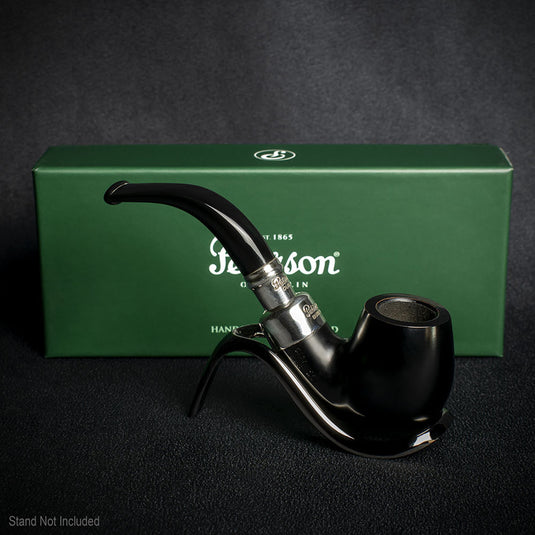 Peterson of Dublin Ebony Spigot Briar Smoking  Pipe - Shape 221