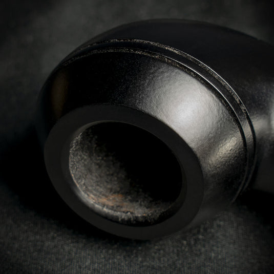Peterson of Dublin Ebony Silver Spigot Briar Smoking  Pipe - Shape 999