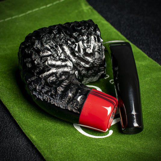 Peterson of Dublin Halloween 2026 Rusticated Briar Smoking Pipe - Shape 01