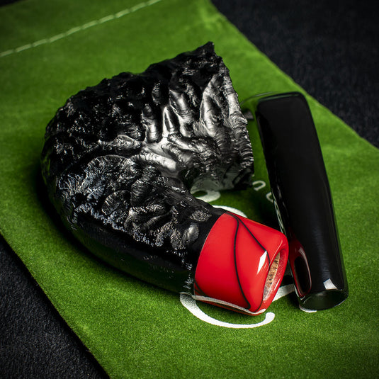 Peterson of Dublin Halloween 2026 Rusticated Briar Smoking Pipe - Shape 05