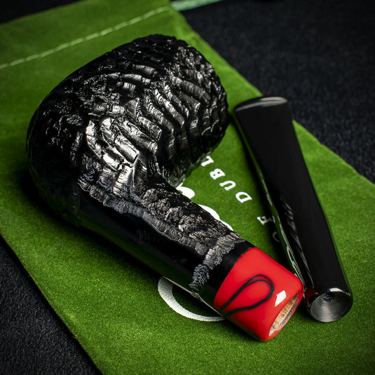Peterson of Dublin Halloween 2026 Rusticated Briar Smoking Pipe - Shape 107