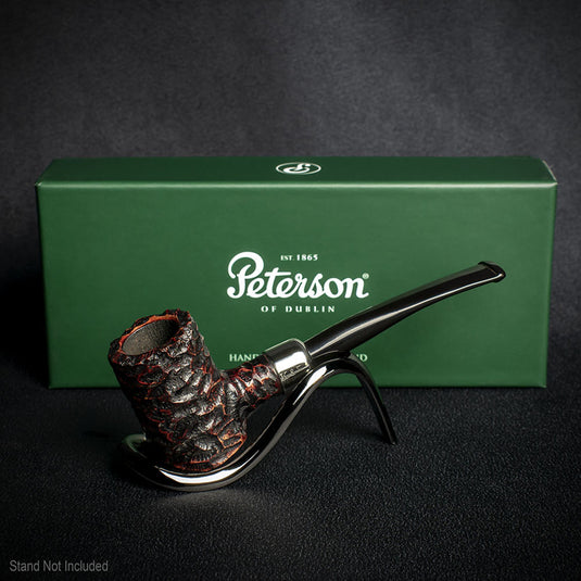 Peterson of Dublin Irish Army Rusticated Briar Smoking Pipe - Shape 701