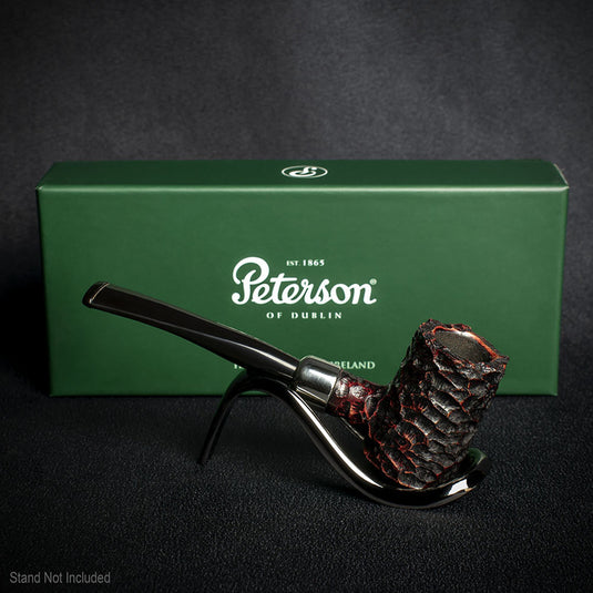 Peterson of Dublin Irish Army Rusticated Briar Smoking Pipe - Shape 701