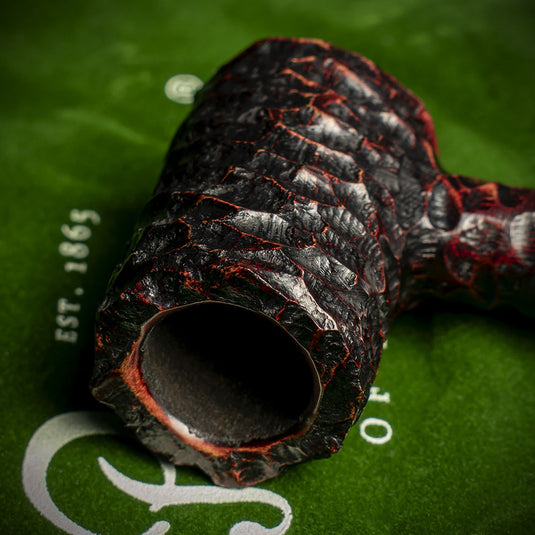 Peterson of Dublin Irish Army Rusticated Briar Smoking Pipe - Shape 701
