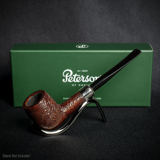 Peterson of Dublin Irish Army Sandblast Briar Smoking Pipe - Shape 102