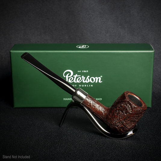 Peterson of Dublin Irish Army Sandblast Briar Smoking Pipe - Shape 102