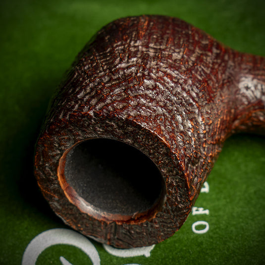 Peterson of Dublin Irish Harp 9mm Sandblast Smoking Pipe - Shape 106