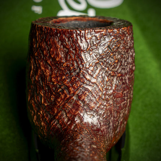 Peterson of Dublin Irish Harp 9mm Sandblast Smoking Pipe - Shape 106