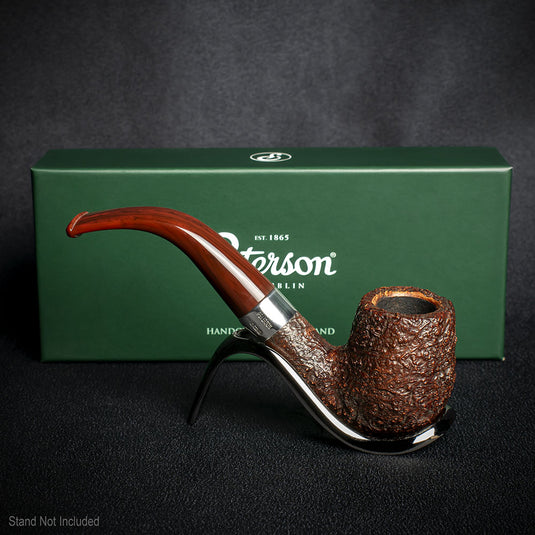 Peterson of Dublin Irish Harp 9mm Sandblast Smoking Pipe - Shape 69