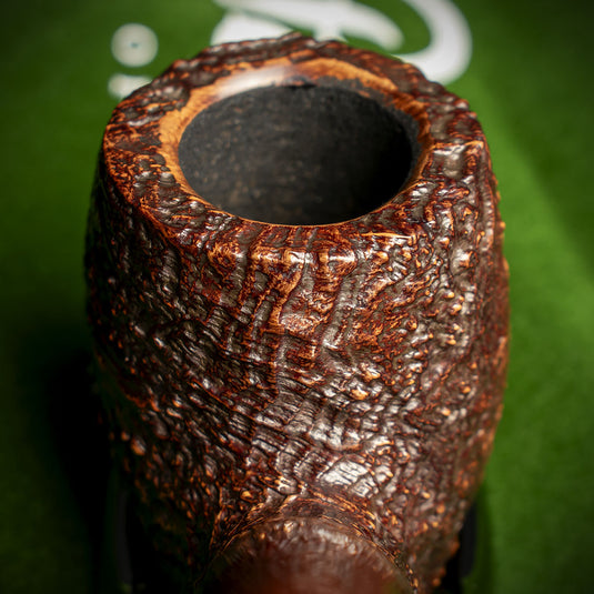 Peterson of Dublin Irish Harp 9mm Sandblast Smoking Pipe - Shape 69