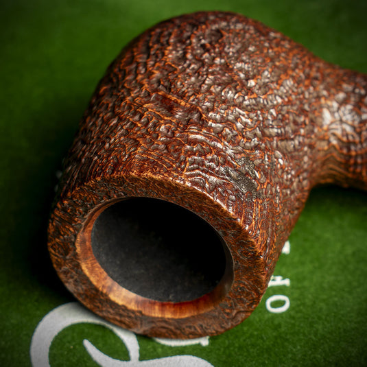 Peterson of Dublin Irish Harp 9mm Sandblast Smoking Pipe - Shape X105