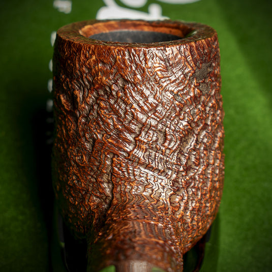 Peterson of Dublin Irish Harp 9mm Sandblast Smoking Pipe - Shape X105