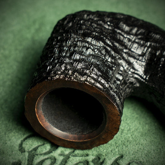Peterson of Dublin Newgrange Silver Spigot Briar Smoking Pipe - Shape 338