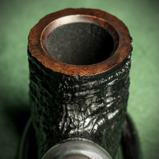 Peterson of Dublin Newgrange Silver Spigot Briar Smoking Pipe - Shape 338
