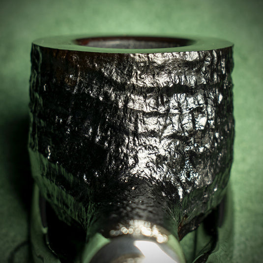 Peterson of Dublin Newgrange Silver Spigot Briar Smoking Pipe - Shape 608
