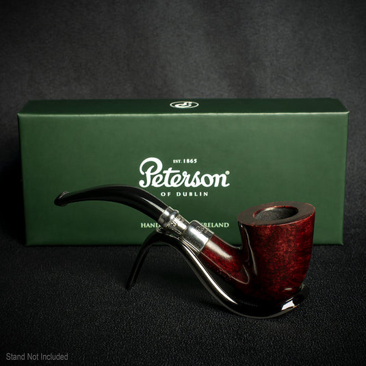 Peterson of Dublin Red Spigot Briar Smoking Pipe - Shape 127