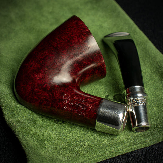 Peterson of Dublin Red Spigot Briar Smoking Pipe - Shape 127