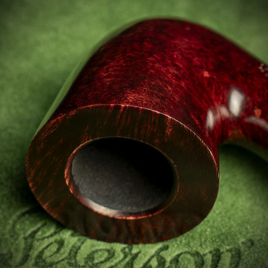 Peterson of Dublin Red Spigot Briar Smoking Pipe - Shape 127
