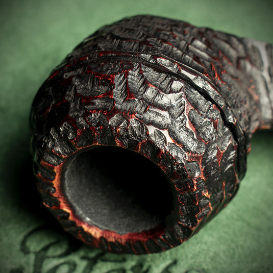Peterson of Dublin Sherlock Holmes Baker Street Rusticated Briar Pipe