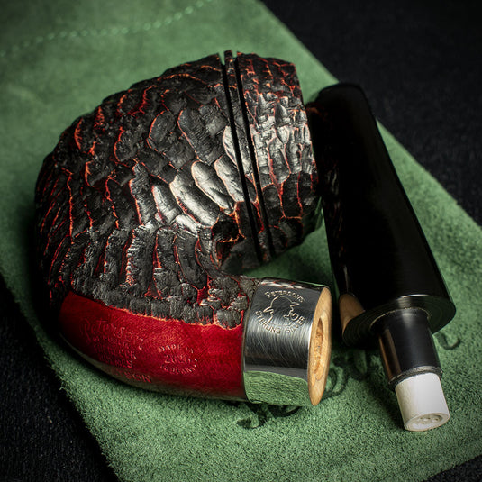 Peterson of Dublin Sherlock Holmes Watson Rusticated 9mm Briar Pipe