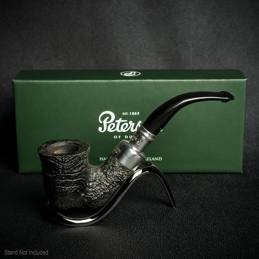 Peterson of Dublin System Spigot Sandblasted Briar Pipe - Shape 305