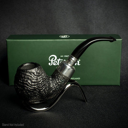 Peterson of Dublin System Spigot Sandblasted Briar Pipe - Shape B42