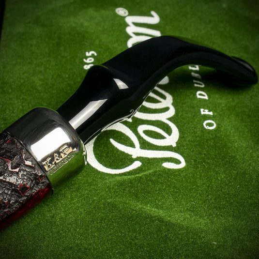 Peterson of Dublin System Rustic Briar Smoking Pipe - Shape No.313