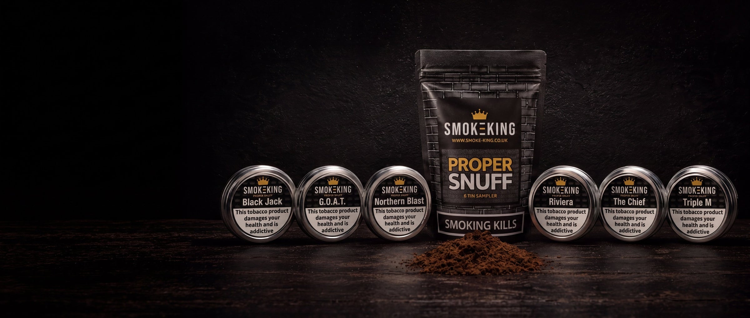Smoke-King Proper Snuff range