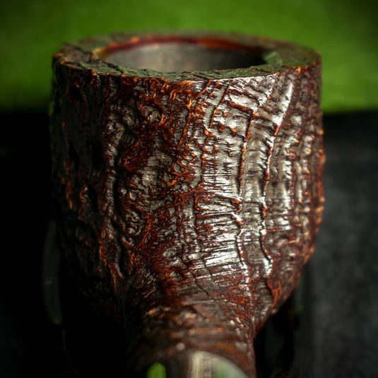 Sandblasted Peterson of Dublin Irish Harp Smoking Pipe - Shape 608