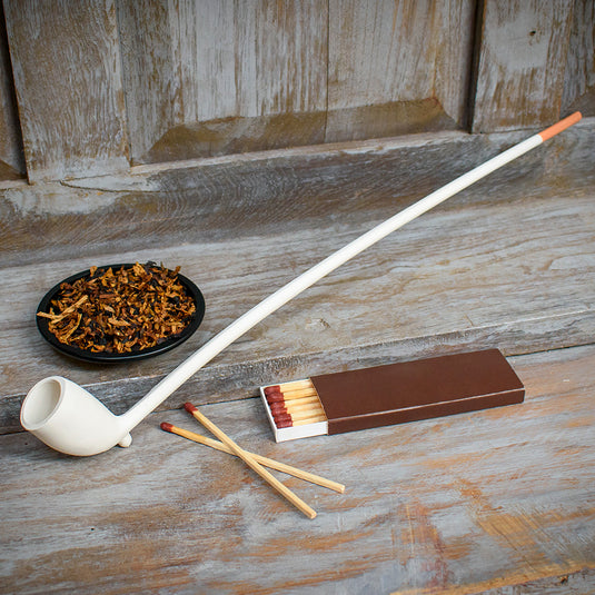  ** DISC Markus Fohr German Clay Tavern / Churchwarden Pipe - 15" 