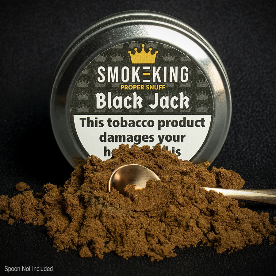 20g Tin - Smoke-King Proper Snuff - Black Jack
