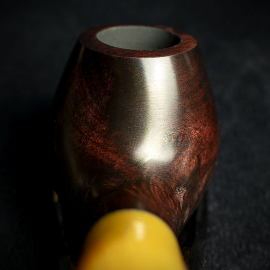 Jean Claude 9mm Yellow Tortoise Shell Briar Smoking Pipe - Shape 50