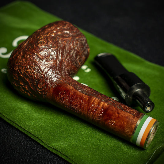 Peterson of Dublin St. Patrick's Day 2026 Sandblast Briar Pipe - Shape53