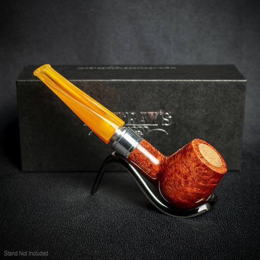 Rattray's Monarch Light 9mm Briar Smoking Pipe - Shape 18