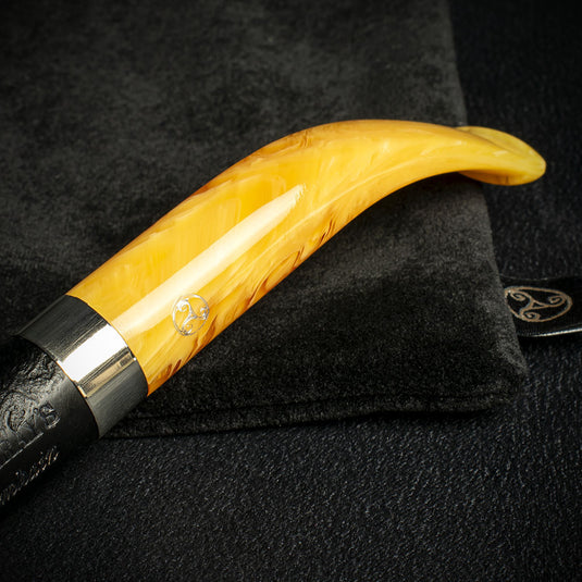 Rattray's Samhain Sandblast Yellow Briar Smoking Pipe - Shape 48