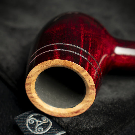 Rattray's Slainte Briar Smoking Pipe - Burgundy
