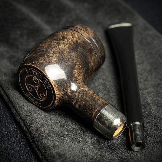 Rattray's Slainte Briar Smoking Pipe - Grey