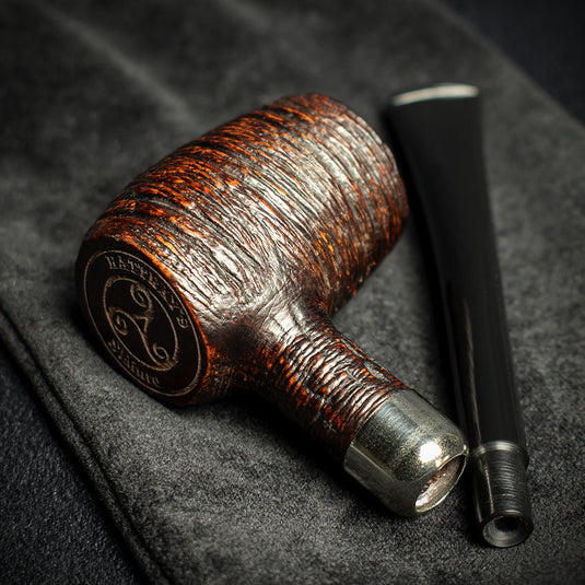 Rattray's Slainte Briar Smoking Pipe - Rustic