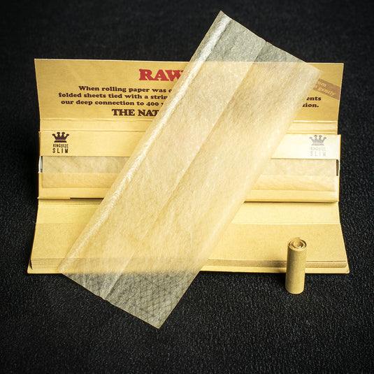 RAW King Size Slim Rolling Papers Classic - Bundle of 2