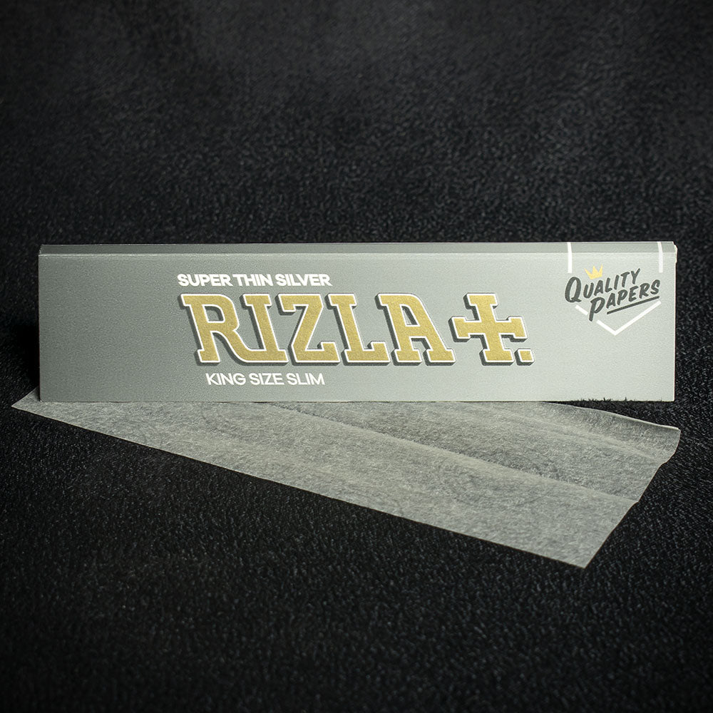 Rizla | King Size Slim Rolling Papers Silver - Bundle of 2